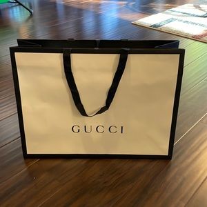 Gucci paper bag